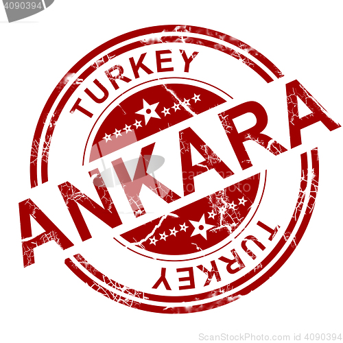 Image of Red Ankara stamp 