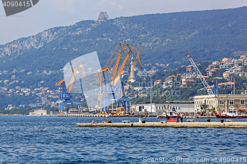 Image of Trieste Port Cranes