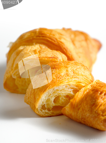 Image of Fresh Croissant Isolated 