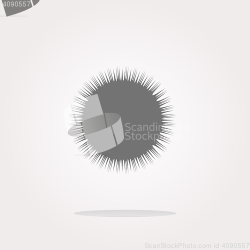 Image of vector Sun on web icon button. vector icon. vector button 