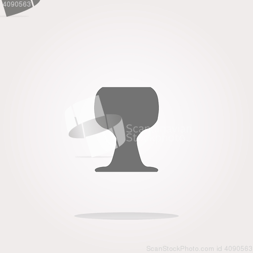 Image of vector Coffee or tea cup icon, web button. vector icon. vector button 