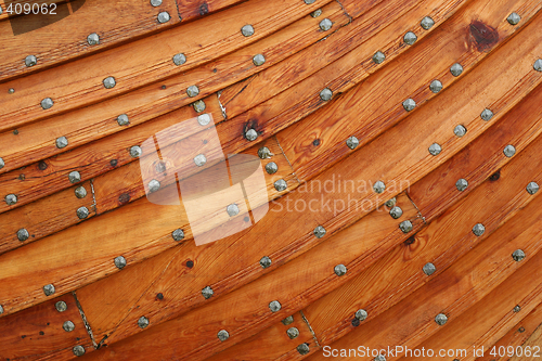 Image of Wooden boat background