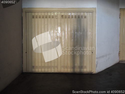 Image of Man shadow at night