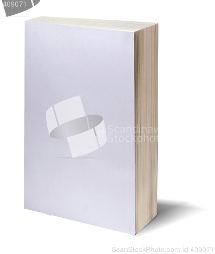 Image of Blank white book w/path