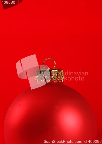 Image of red ornament