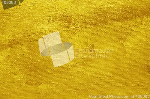 Image of Yellow oil paint background