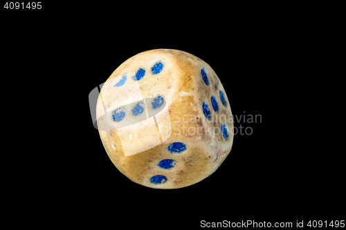 Image of Shabby dice on black