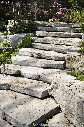 Image of Natural stone landscaping