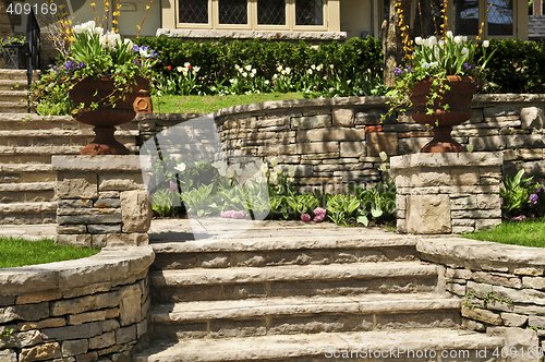 Image of Natural stone landscaping