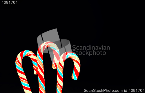 Image of Festive Background With Lollipops