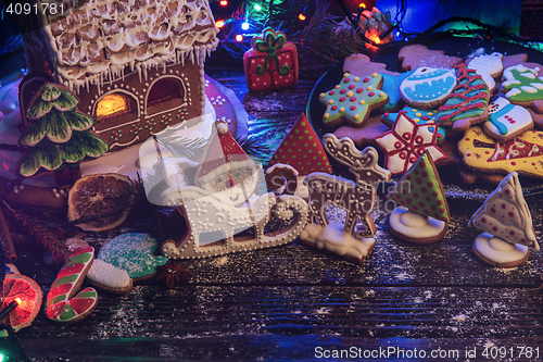 Image of Gingerbreads for new years and christmas