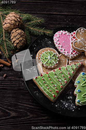 Image of New year homemade gingerbread