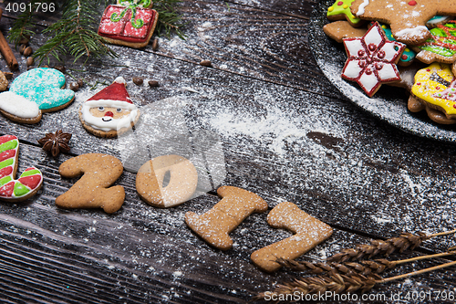 Image of Gingerbreads for new years and christmas