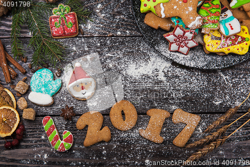 Image of Gingerbreads for new years and christmas