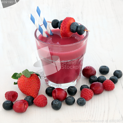 Image of Fresh Fruit Smoothie Drink