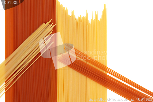 Image of Tomato and Wheat Pasta Abstract