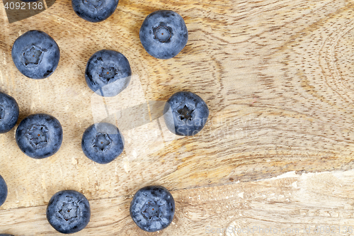 Image of mature blueberry berries