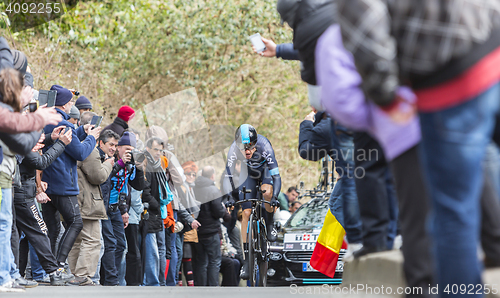 Image of The Cyclist Geraint Thomas - Paris-Nice 2016