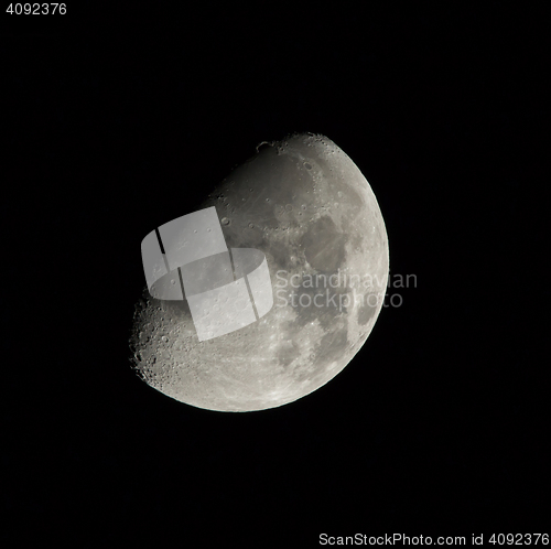 Image of Gibbous Waxing Moon