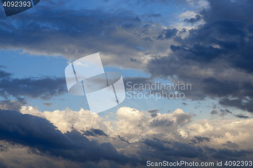 Image of clouds in the sky