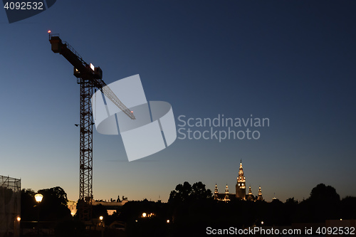 Image of Crante with townhall Vienna