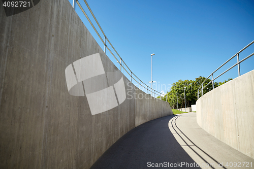 Image of urban city tunnel construction