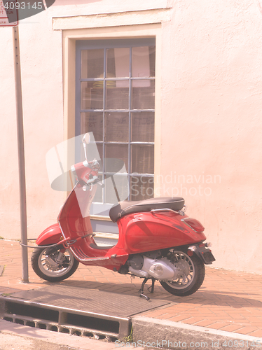 Image of Scooter in a street of New Orleans