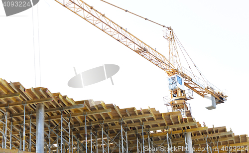 Image of crane at construction site