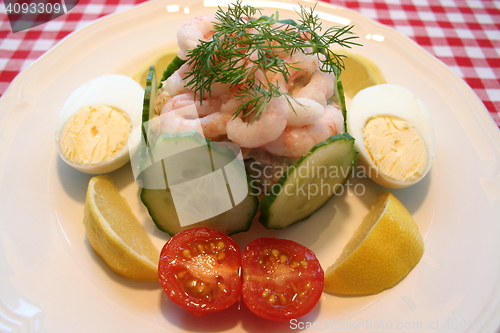 Image of Sandwich with shrimps