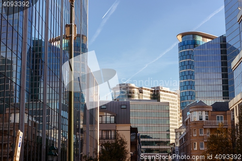 Image of The modern part of city centre in Brussels