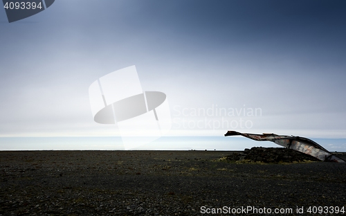 Image of Damaged bridge in Iceland