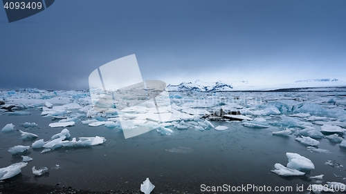 Image of Icebergs at glacier lagoon 