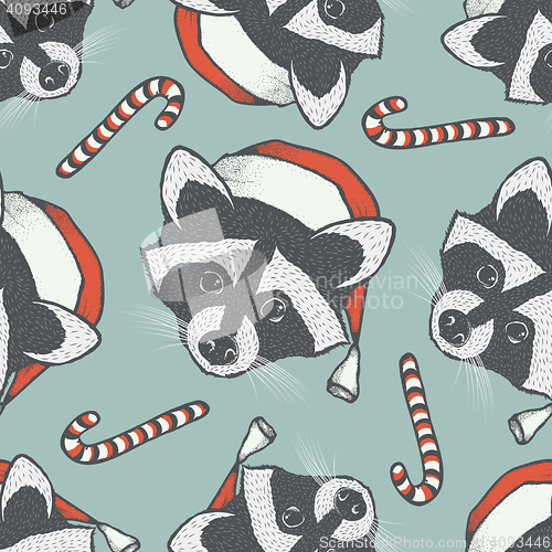 Image of Raccoon vector illustration