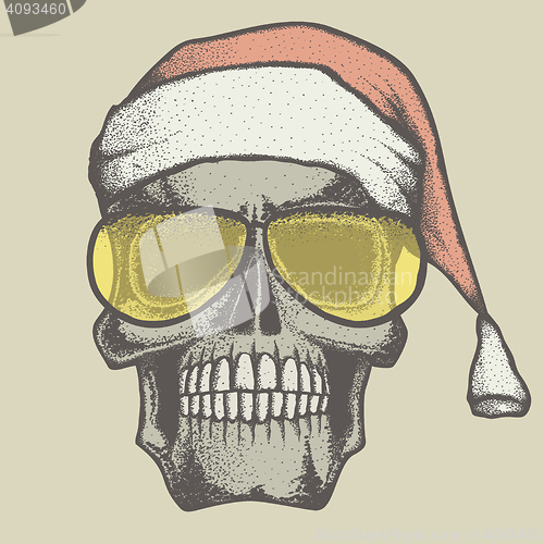 Image of Vector skull illustration