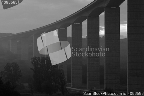 Image of Large highway viaduct ( Hungary)