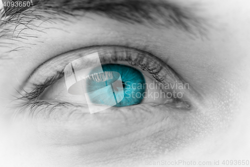 Image of Young man\'s eyes