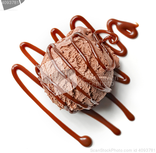 Image of Chocolate ice cream