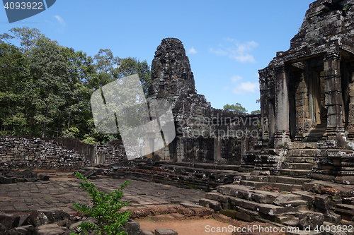 Image of Bayon Temple At Angkor Wat, Siem Reap