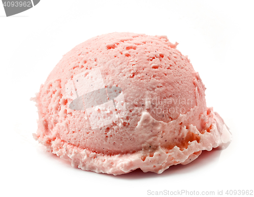 Image of pink ice cream ball