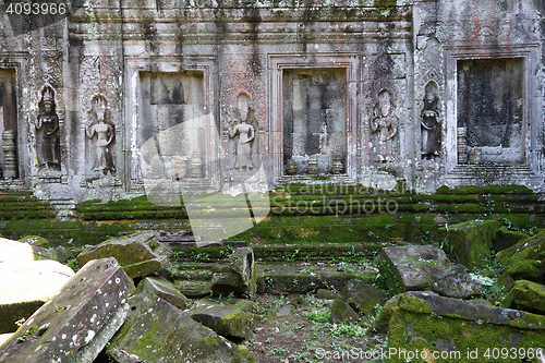 Image of Ta Prohm temple in Angkor Wat