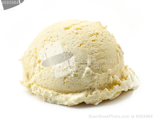 Image of vanilla ice cream ball