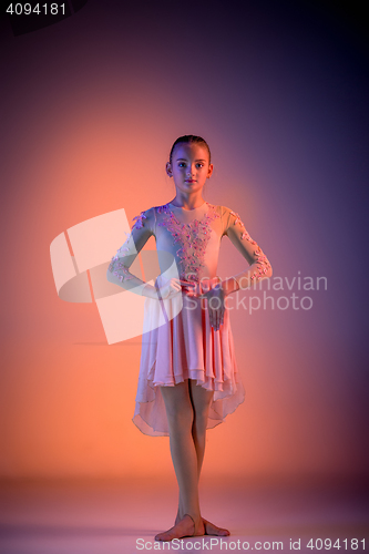 Image of The teen modern ballet dancer