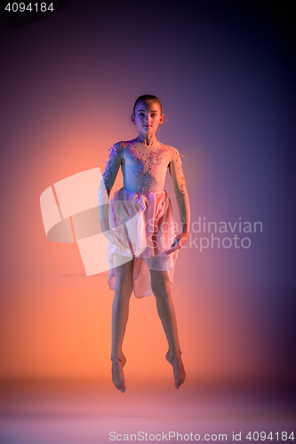 Image of The teen modern ballet dancer
