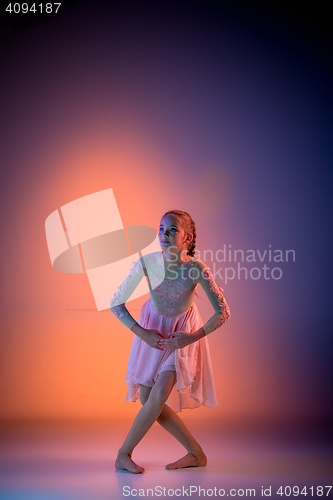 Image of The teen modern ballet dancer