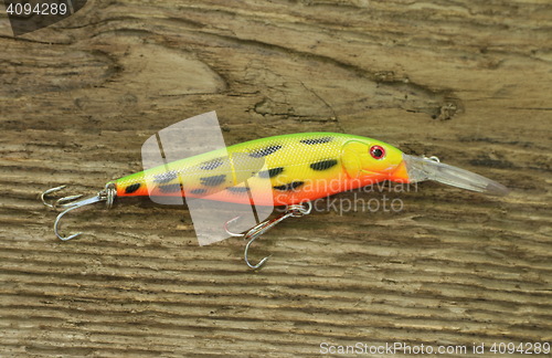 Image of   spotted wobbler bait for fishing