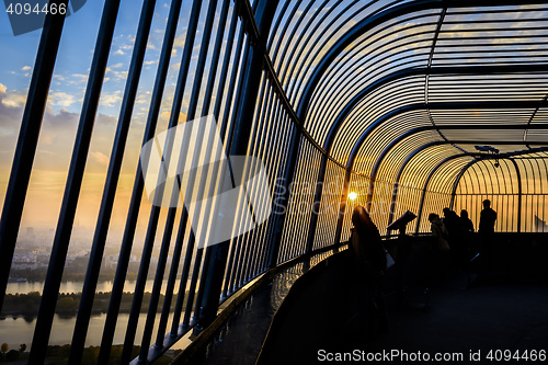 Image of On the top of the Danube Tower Vienna