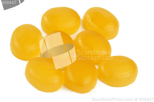 Image of Yellow cough drops