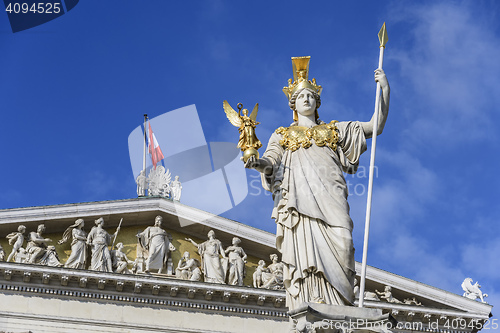 Image of Parliament in Vienna Austria