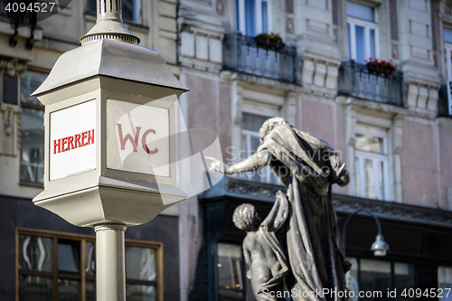 Image of Toilet sign Vienna