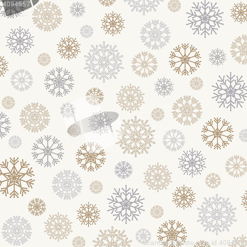 Image of Gorgeous snowflakes background
